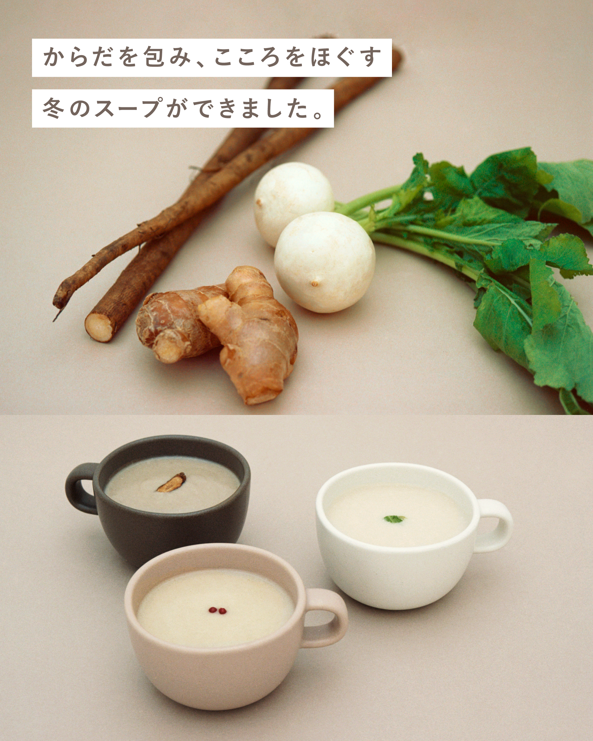 からだを包み、こころをほぐす冬のスープ