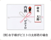 一般お祝用（蝶結び）「ご出産祝いのお返し」