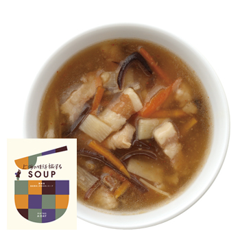 酸辣湯　国産豚肉と野菜の辛いスープ