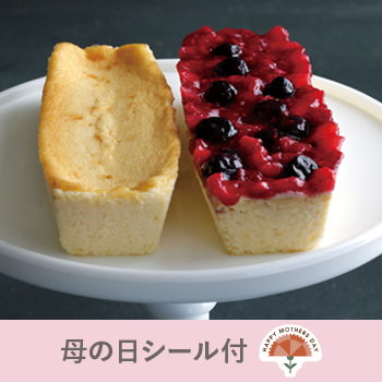 【母の日】とろける2種のチーズケーキセット